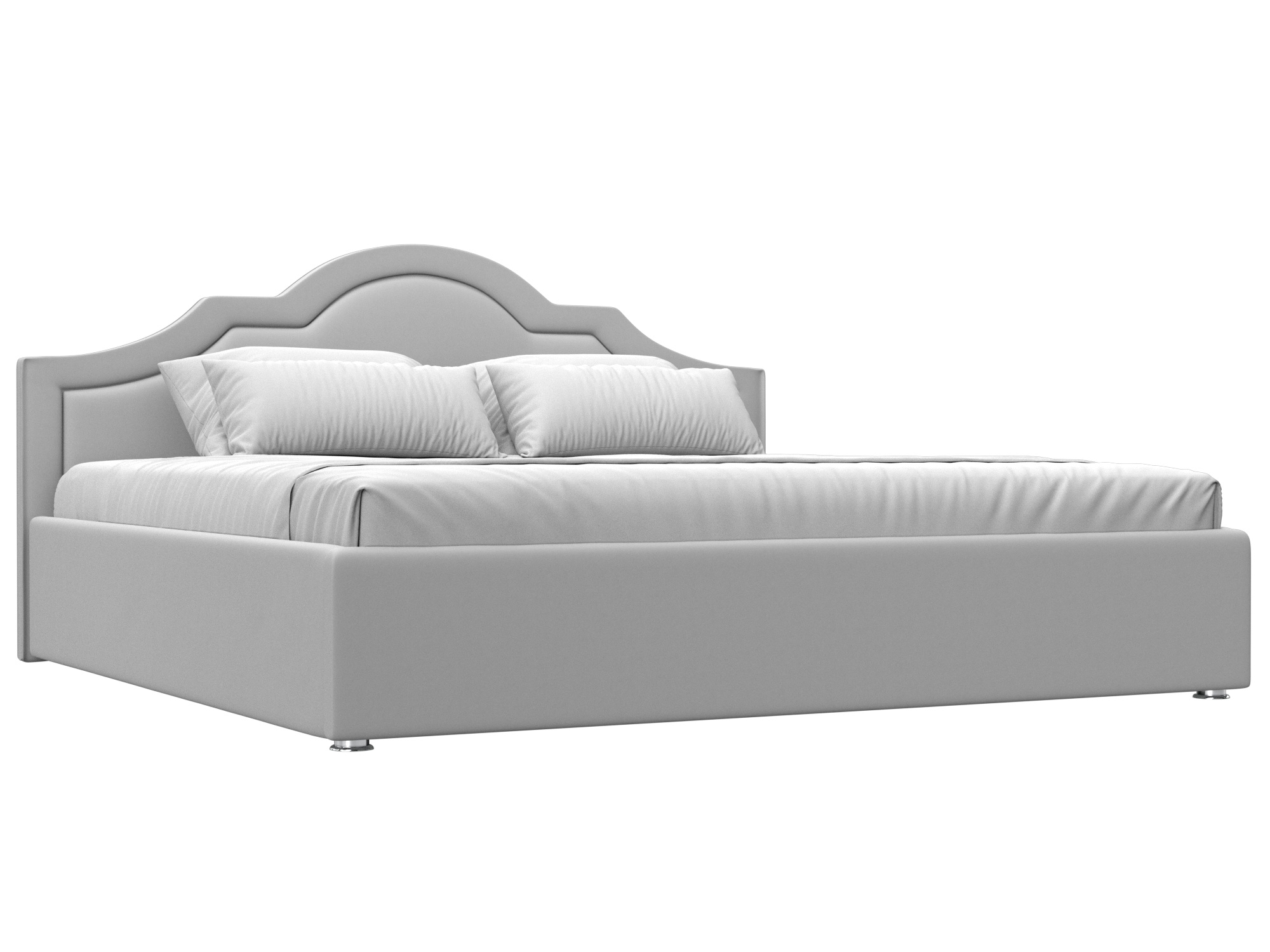 Кровать интерьерная Афина 200 (белый)