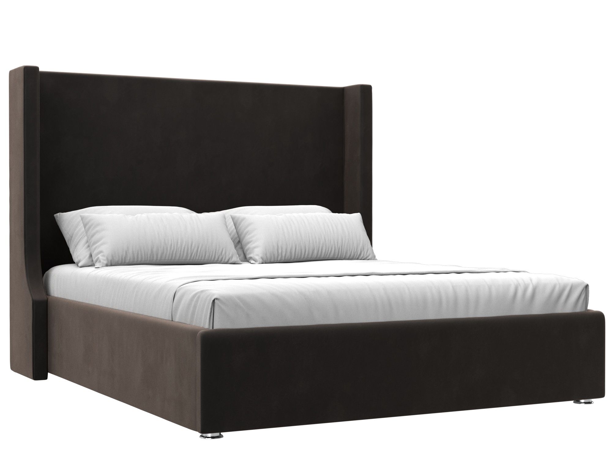 Кровать интерьерная Ларго 160 (коричневый)