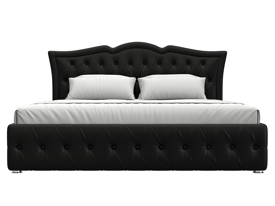 Кровать интерьерная Герда 180 (черный)
