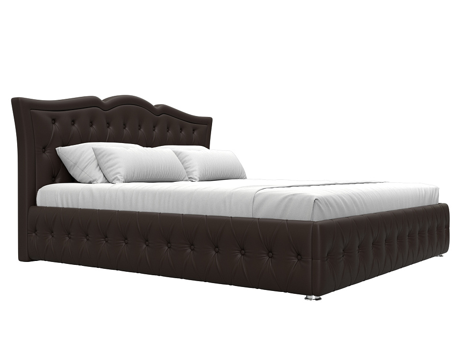 Кровать интерьерная Герда 180 (коричневый)