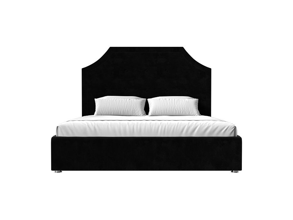Кровать интерьерная Кантри 160 (черный)