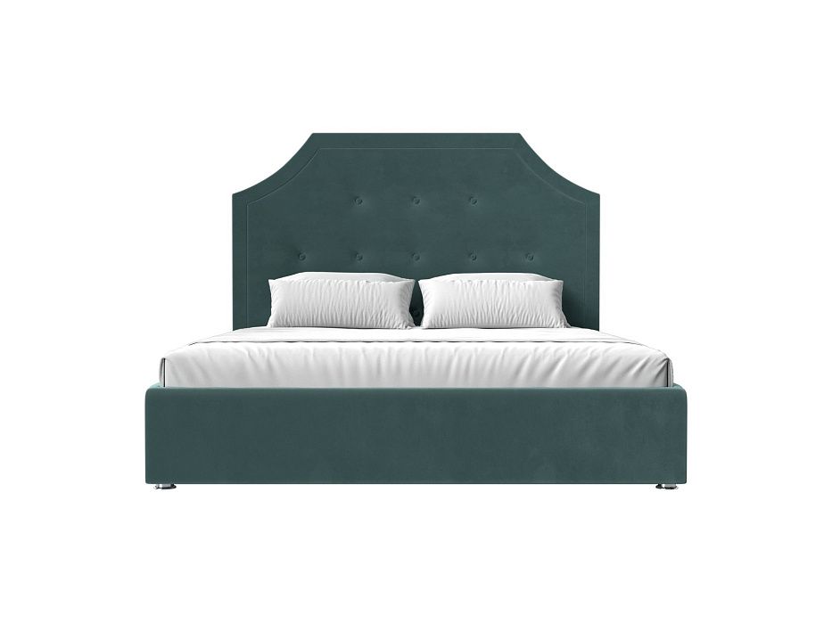 Кровать интерьерная Кантри 160 (бирюзовый)