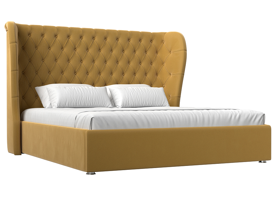 Кровать интерьерная Далия 180 (желтый)