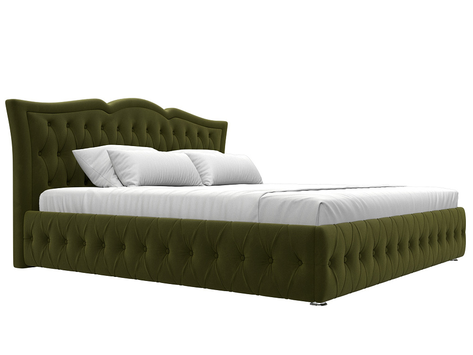 Кровать интерьерная Герда 200 (зеленый)