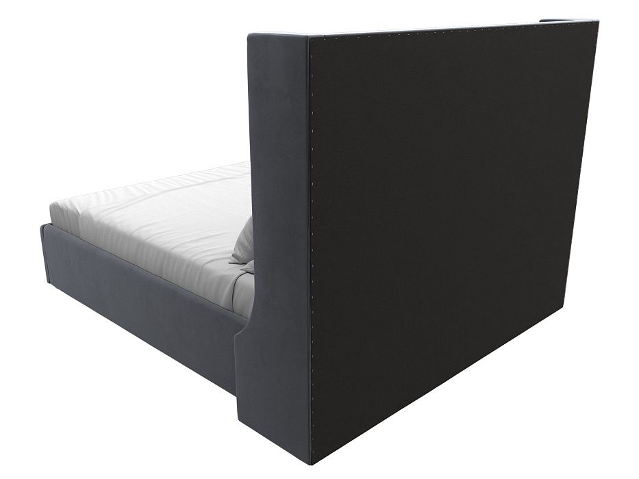 Кровать интерьерная Ларго 160 (серый)