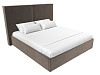 Кровать интерьерная Аура 200 (коричневый)