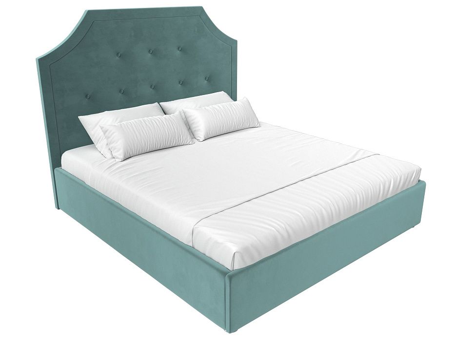 Кровать интерьерная Кантри 160 (бирюзовый)