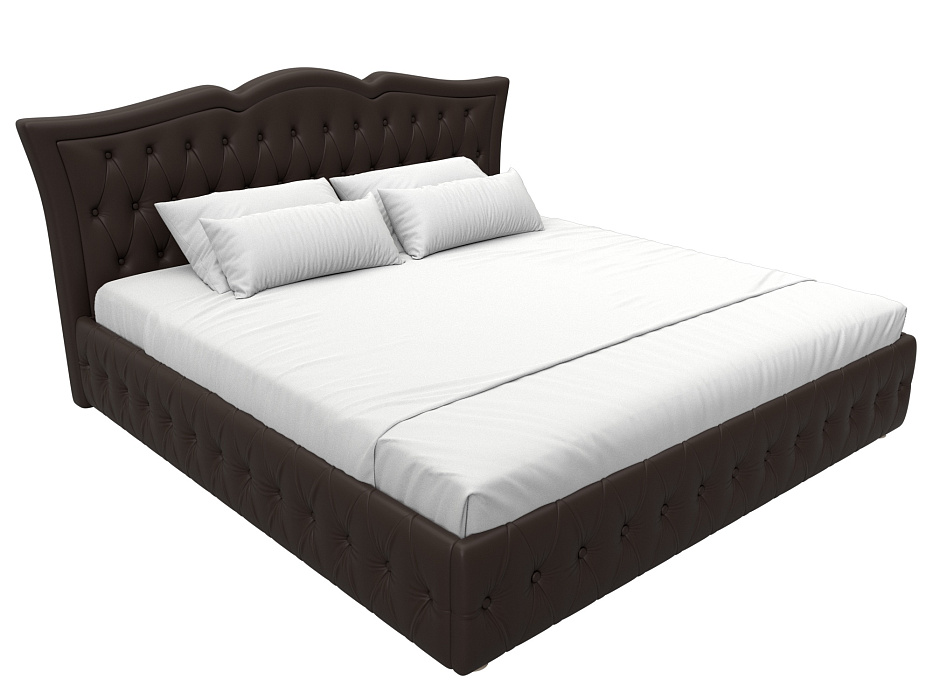 Кровать интерьерная Герда 200 (коричневый)