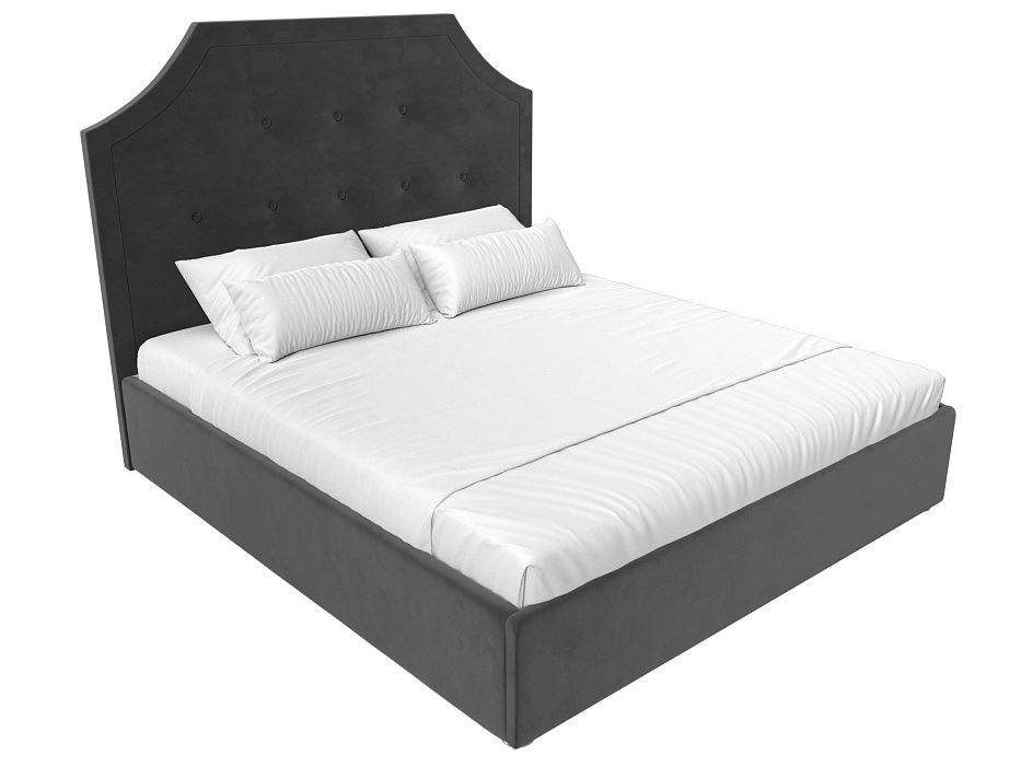 Кровать интерьерная Кантри 160 (серый)