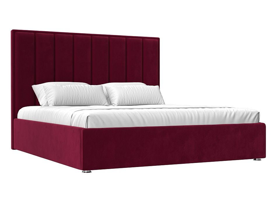 Кровать интерьерная Афродита 180 (бордовый)