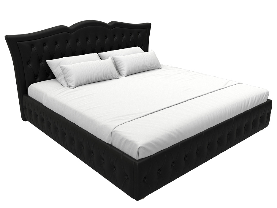 Кровать интерьерная Герда 200 (черный)