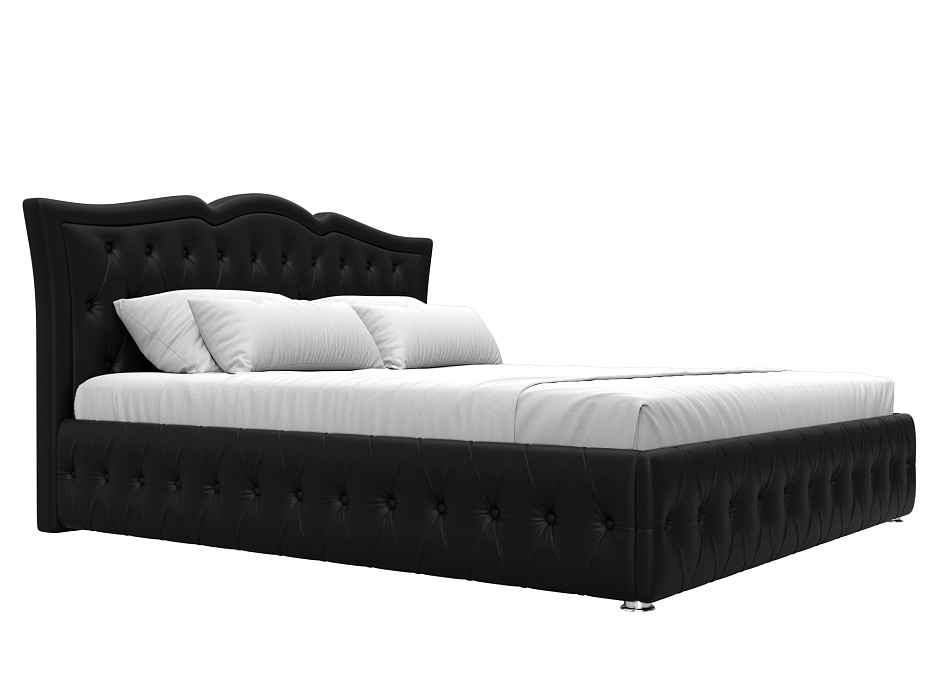 Кровать интерьерная Герда 180 (черный)
