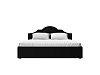 Интерьерная кровать Афина 160 (черный)