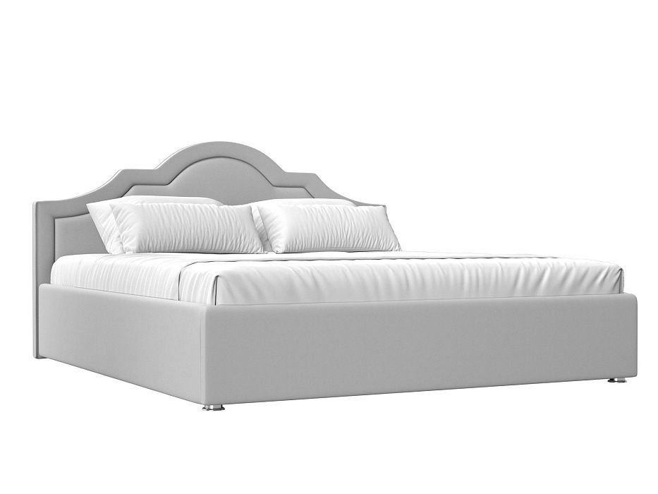 Кровать интерьерная Афина 160 (белый)
