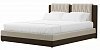 Интерьерная кровать Камилла 160 (бежевый\коричневый цвет)